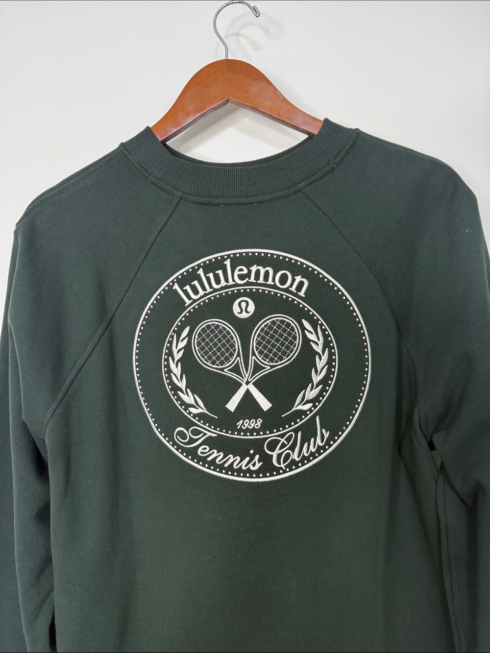 NWT Lululemon Cotton French Terry Crewneck - Tennis Club XL - Picture 8 of 9